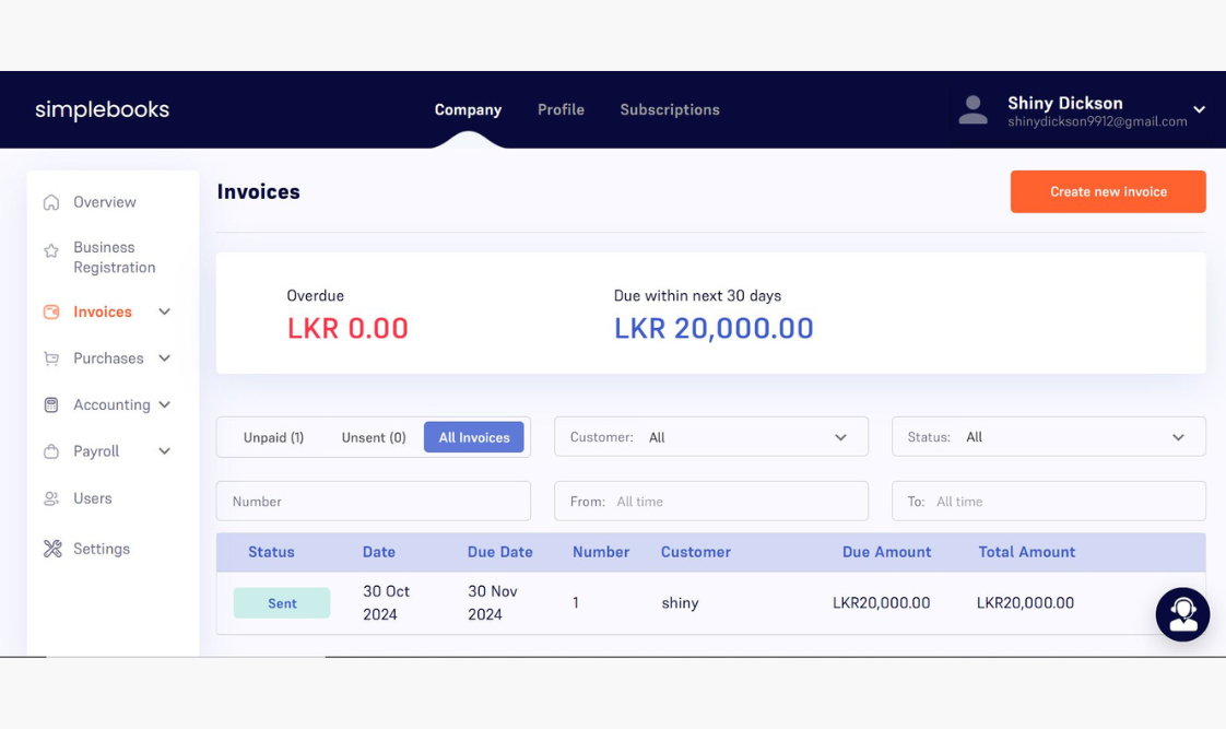 It simplifies creating invoices and managing customer details, enabling payment tracking and streamlined billing—all from a single, easy-to-use platform designed for efficiency.